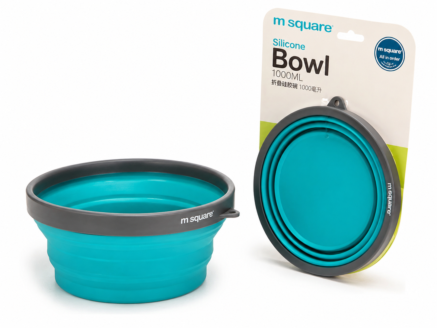 Миска силиконовая M square 1000m